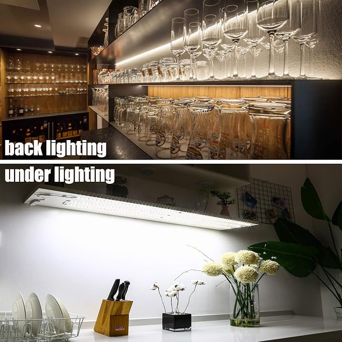 WOBANE 9.8ft Under Counter Light, Dimmable LED Cabinet Lighting - Image 7
