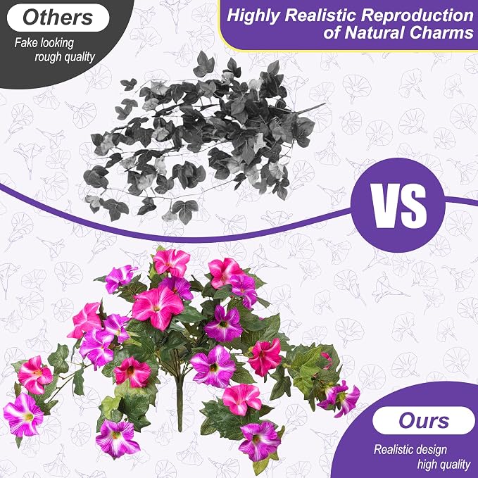 Ammyoo Artificial Hanging Flowers - Image 7