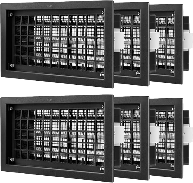 Crawl Space Foundation Vent Cover Automatic 8x16 Inch by Unknown