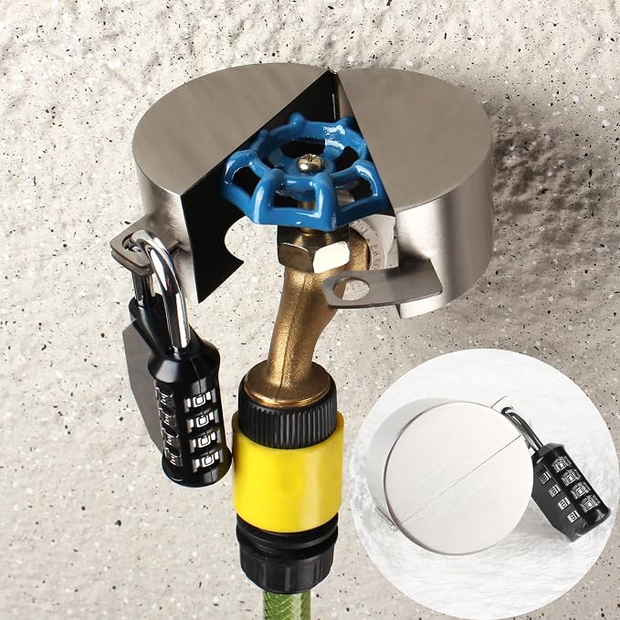 Gate Valve Locking Device Metal Stainless Steel, no Installation Required by TEMEILI