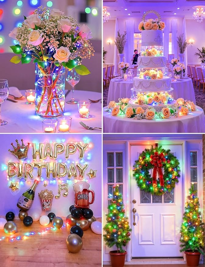 Brightown 12 Pack Multicolor Fairy Lights - Image 5