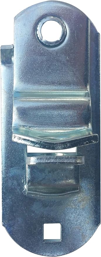 Trailer Door & Ramp Locking Hasp -4" Mounting- Cam Lock Latch Keeper -Zinc- by JQuad