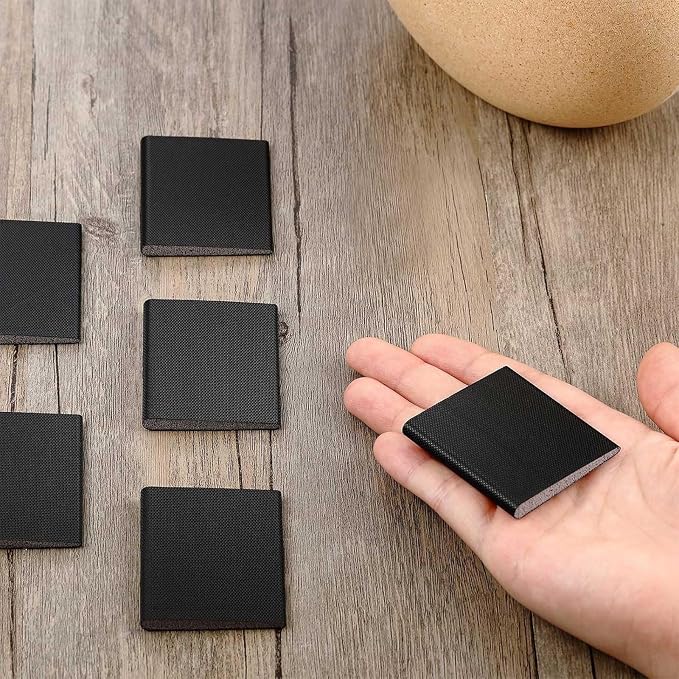 Zonon 8 Pcs Door Corner Seals Foam Traditional Black | Self-adhesive Backing - Image 5