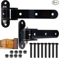 13” Heavy Duty Gate Hinges, 900 LBS Load Capacity, Thickened Solid Steel | by Unknown