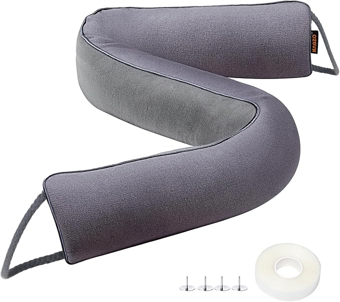MAGZO Weighted Door Draft Stopper 32 Inches, Under Door Gap Filler Seals 3" Gaps by MAGZO