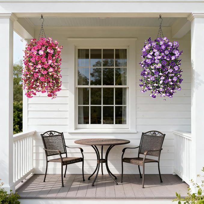 INQCMY Artificial Fake Flowers Plants - Image 6