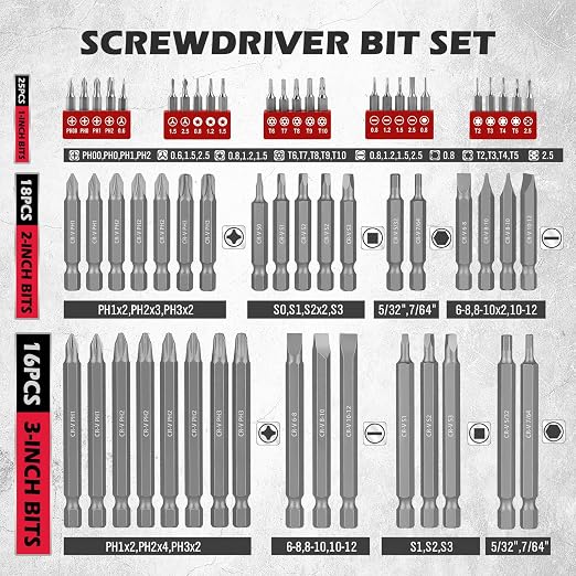 260-Piece Ultimate Precision Screwdriver Bit Set, Premium Security Bit Set - Image 3