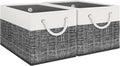 Storage Bins 2-Pack, Foldable Storage Baskets by Fabtotes
