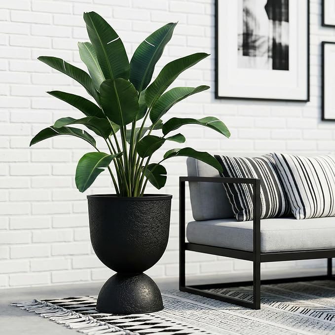KOL Planters Flower Pots, Plastic Urn Planters - Image 8