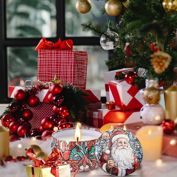 12 Pack Christmas Scented Candles Gifts Set - Image 3