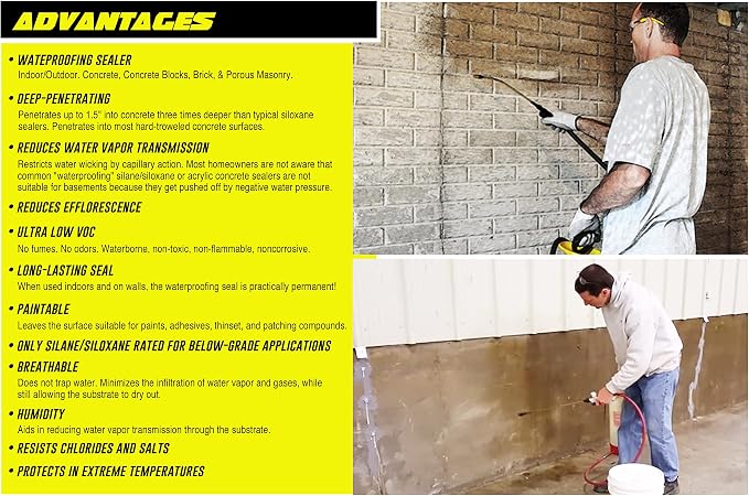 Ion-Bond Armor Penetrating Industrial Concrete Sealer – Basement Walls & Floor - Image 2