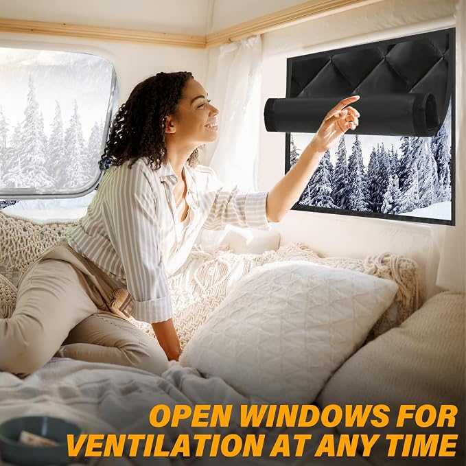Rv Magnetic Window Insulation Kit 16.25 x 16.25 Inches Pre Cut Magnetic Rv - Image 7