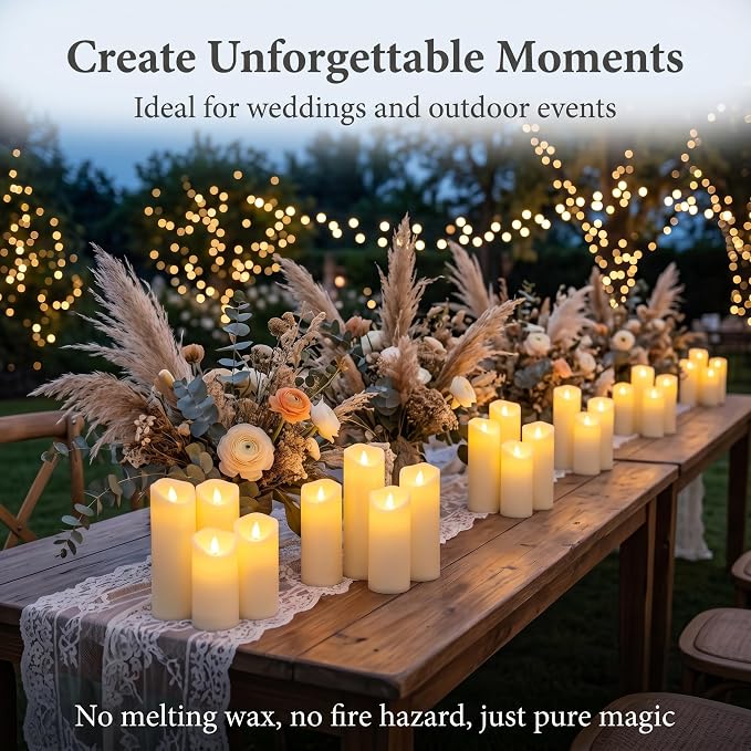 Enido 9pcs Flameless Candles - Image 3