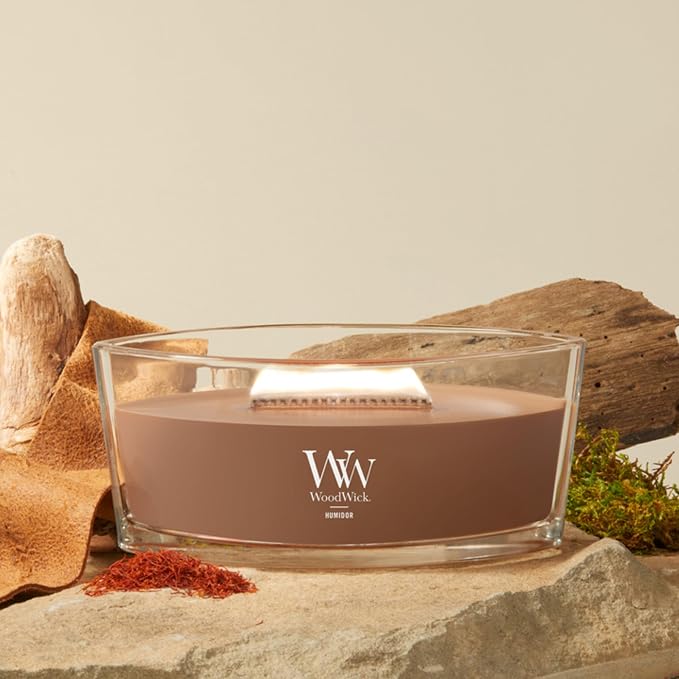 WoodWick Humidor Gifts for Women and Men, 16 oz Ellipse Candle - Image 2