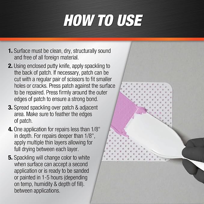 DAP DryDex Spackling Wall Repair Patch Kit, - Image 3
