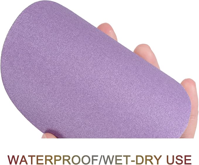 uxcell 15Pcs 4-Inch Purple Sanding Discs 180 Grits Hook and Loop Professional - Image 3