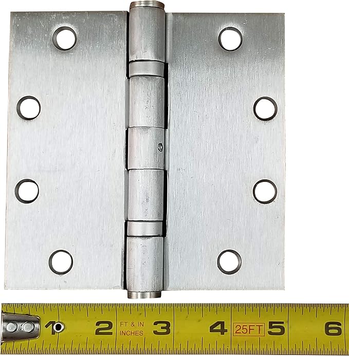 Hinge Outlet Square Ball Bearing Commercial Door Hinges, Heavy Duty Steel - Image 2