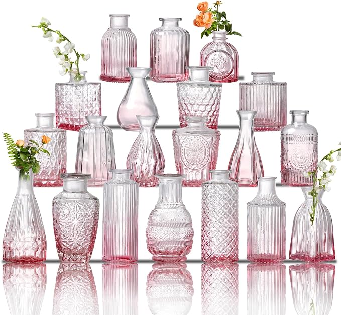 Glass Bud Vase Set of 20 by Ulodimi