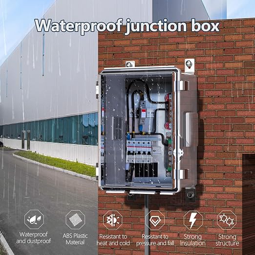 ABS Electrical Junction Box, Ventilated Design, Cable Grommets, IP65 Waterproof - Image 7