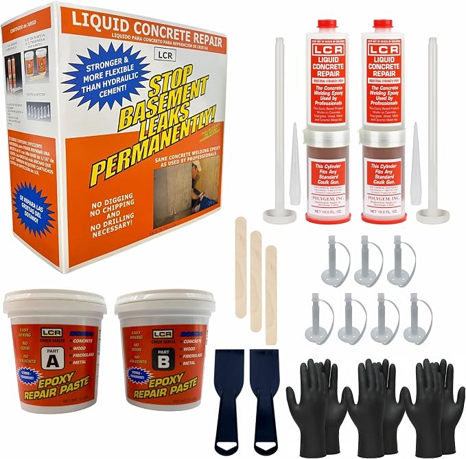 Polygem LCR Epoxy Concrete Crack Repair Kit - Image 3