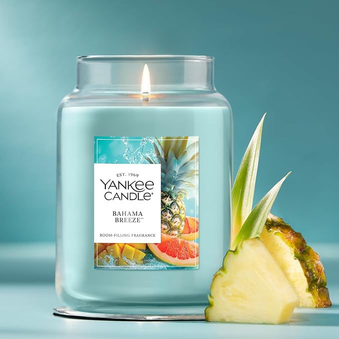 Yankee Candle Bahama Breeze Scented Candle, 22oz Large Jar - Image 4