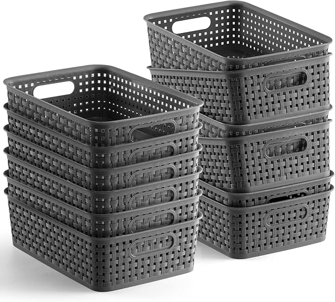 Plastic Storage Baskets by NETANY