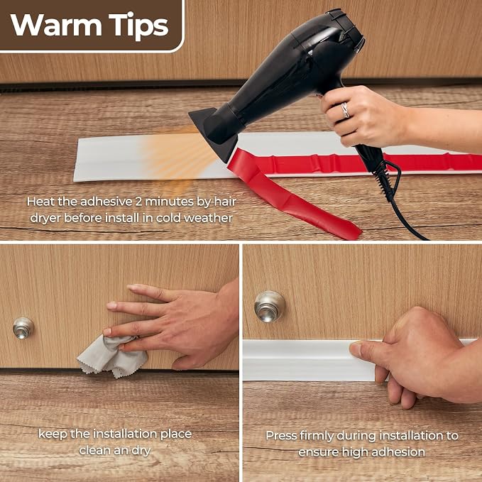 Ohuhu 2 Pack Door Draft Stopper, - Image 7