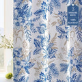 H.VERSAILTEX 100% Blackout Curtains 96 inch Length 2 Panels Set Vintage Floral by HVERSAILTEX
