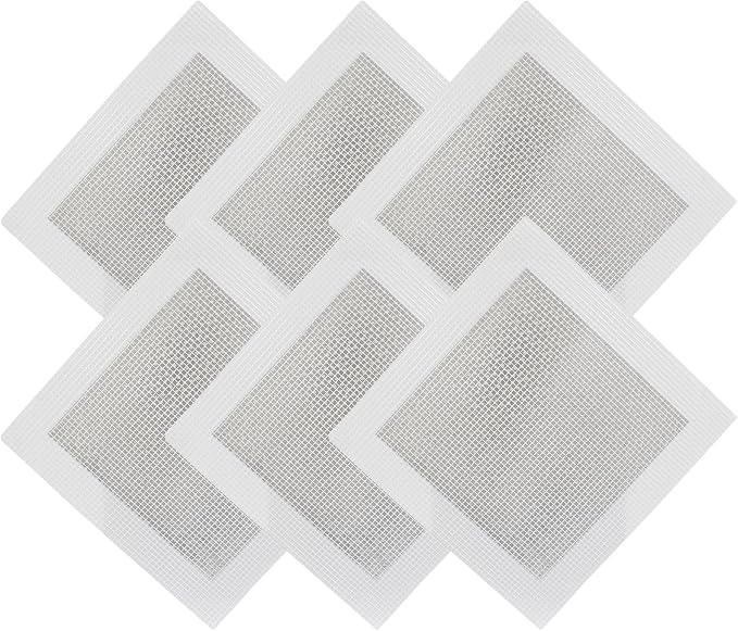 6Pcs Drywall Repairs Patch, 6 x 6 Inch Drywall Repair Kit, Self Adhesive Wall by Unlorspy