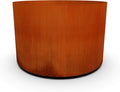 Corten Steel Garden Planter Round Heavy Duty Metal | Made in USA | Fully by Plantercraft