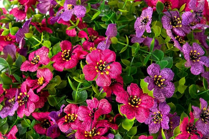 Artificial Faux Hanging Plants Flowers Basket - Image 5