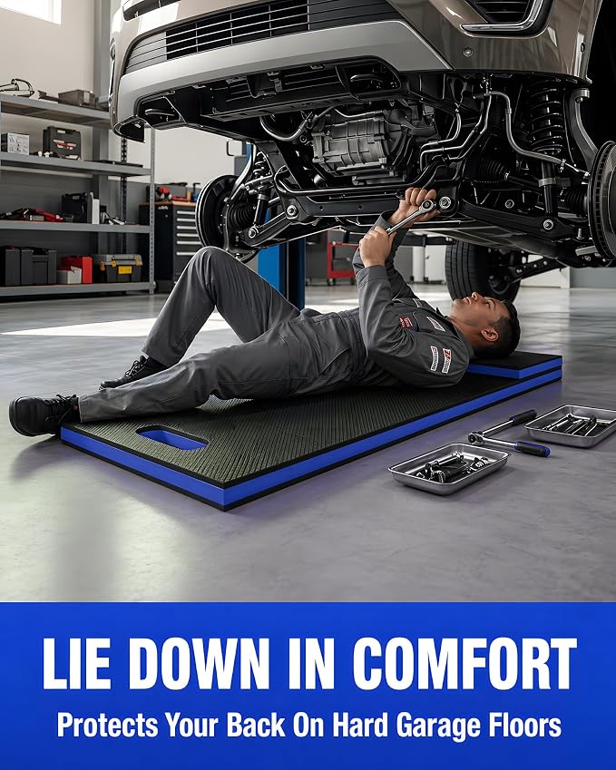 Mechanic Mat, 47.2 x 15.7 x 1 Inch Foldable Mechanic Kneeling Pad - Image 4