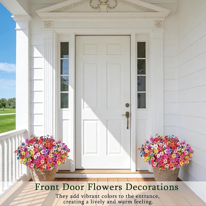 16PCS UV Resistant Artificial Flowers - Image 3