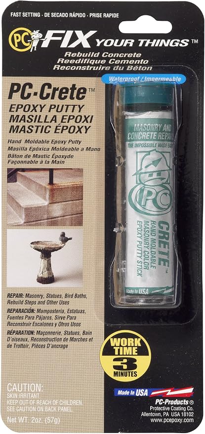 PC Products PC-Crete Epoxy Putty, 2oz Tube by ProtectiveCoatingCo