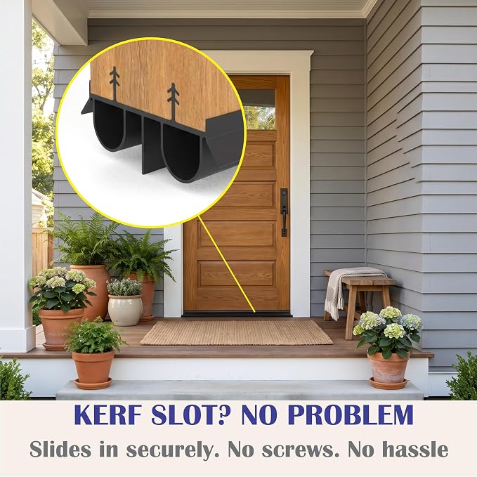 Exterior Door Sweep – 36 Inch Kerf Weather Stripping - Image 4