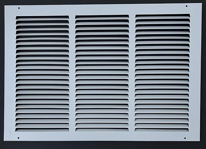 Fits 18x12 Duct Opening Stamped Steel Return Air Grille Vent Cover Grille - Image 5