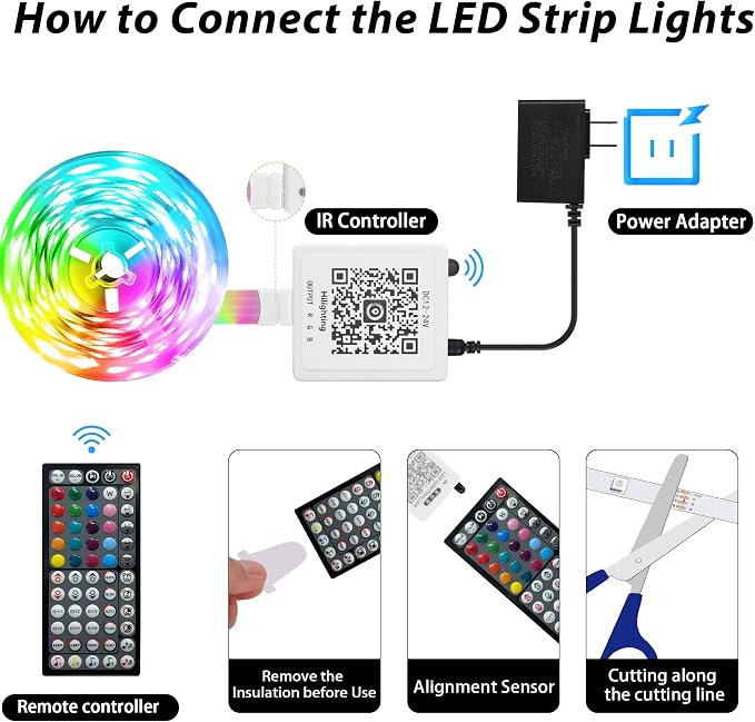 GANZQH 50FT RGB Led Lights for Bedroom - Image 3