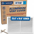 24x18 Aluminum Wall Ceiling Air Return Vent Cover HVAC Rustproof Grille by ACLAMINAIRE