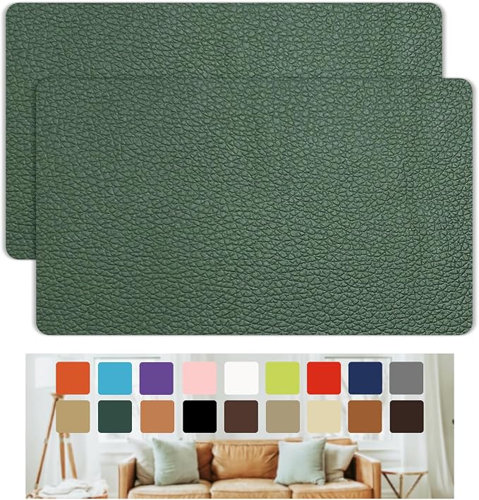 Deep Green Leather Repair Patch by Unknown