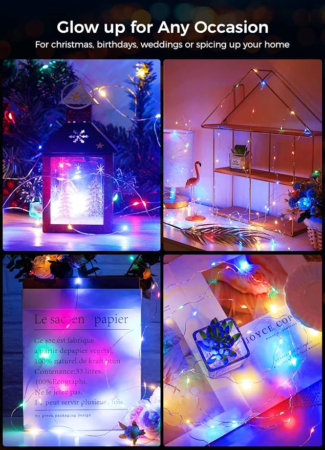 Brightown 12 Pack Easter Day Pastel LED Fairy Lights Battery Operated - Image 8