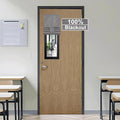 RYB HOME Grey Classroom Door Linen Curtain by RYBHOME