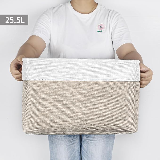 Storage Bins Large Fabric Storage Baskets - Image 7