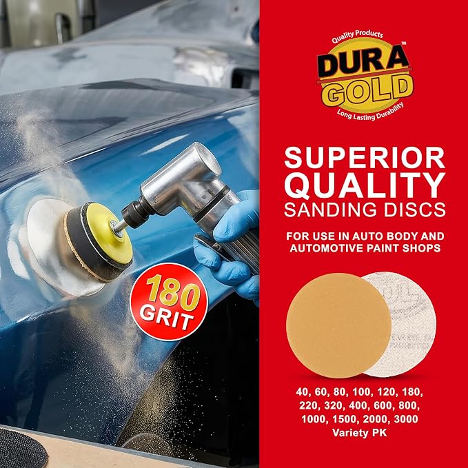 Dura-Gold Premium 2" Gold Hook & Loop Sanding Discs - Image 5