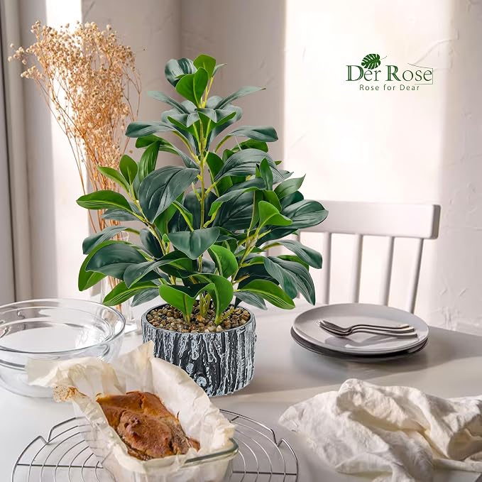 Der Rose 15.7" Artificial Plants Indoor - Image 2