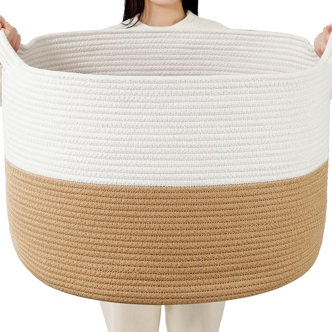 Foldable Laundry Hamper Basket by BEVOVBE
