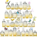 Glass Bud Vases in Bulk Set of 30 Pcs, Small Glass Vases by earthgadgets