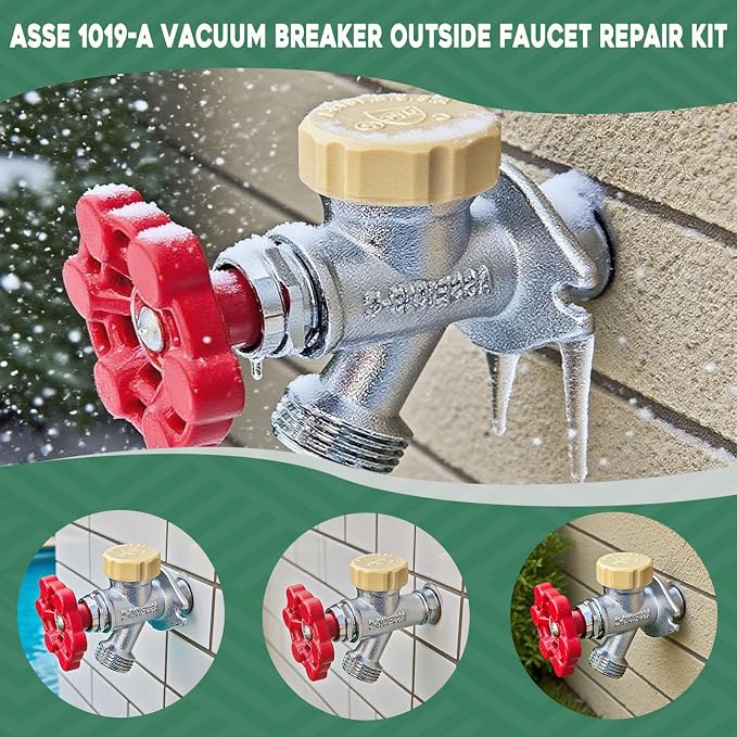 Vacuum Breaker Repair Kit, Anti-Siphon Frostproof Faucet Valve Hose Faucet - Image 5