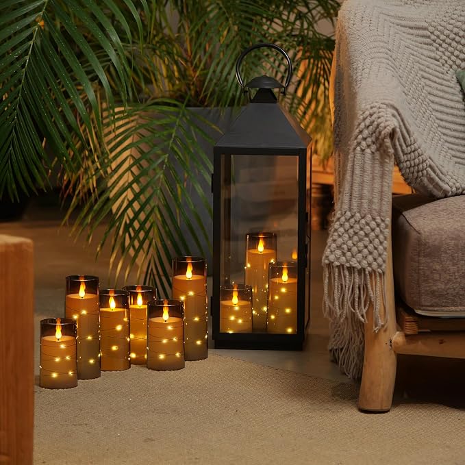 Homemory 9 Pcs Flameless Candles - Image 2