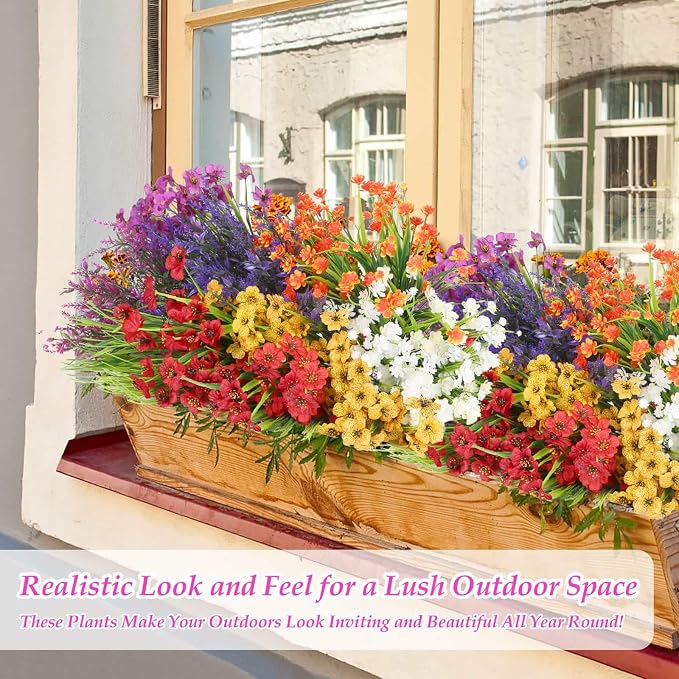 18 Bundles Artificial Spring and Summer Flowers - Image 5