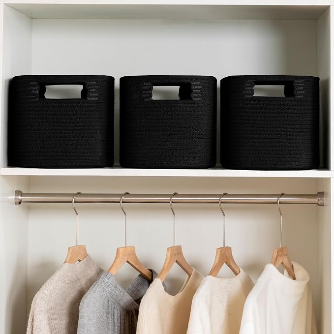 4 Pack Storage Baskets for Organizing, Shelf Baskets - Image 4